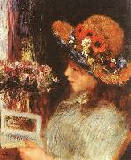Pierre Renoir Young Girl Reading Spain oil painting reproduction